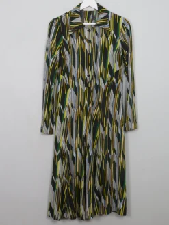 Vintage 1970s  Printed Shirt Dress 10/12