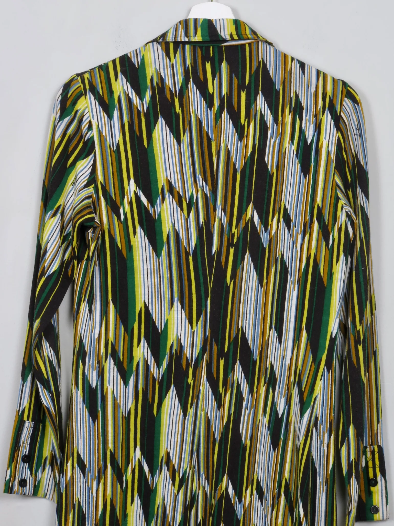 Vintage 1970s  Printed Shirt Dress 10/12