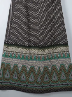 Vintage 1970s Quilted Maxi Skirt 29