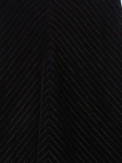 Vintage 1970s Velvet With Lurex Pinstripes S