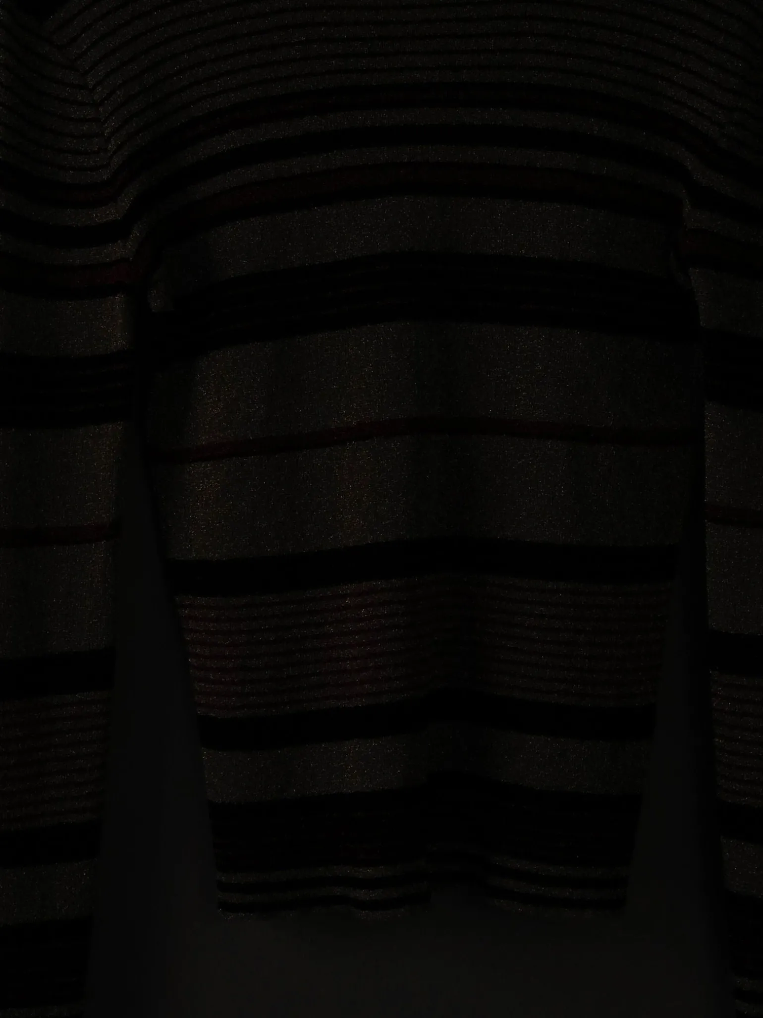 Vintage 1970s Velvet With Lurex Pinstripes S