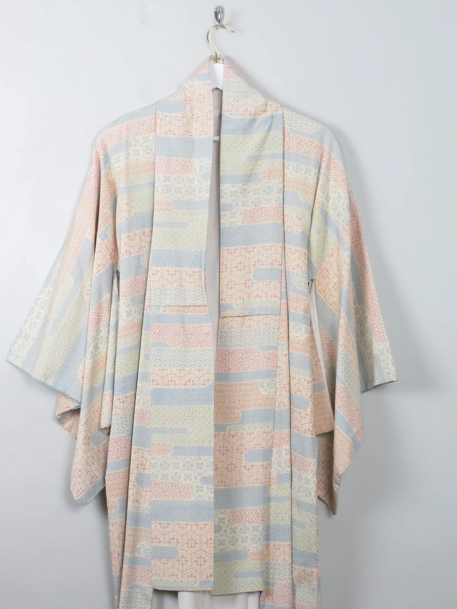 Vintage Silk Colourful Kimono S/M