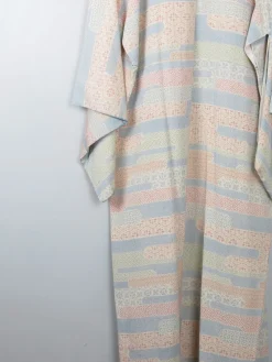 Vintage Silk Colourful Kimono S/M