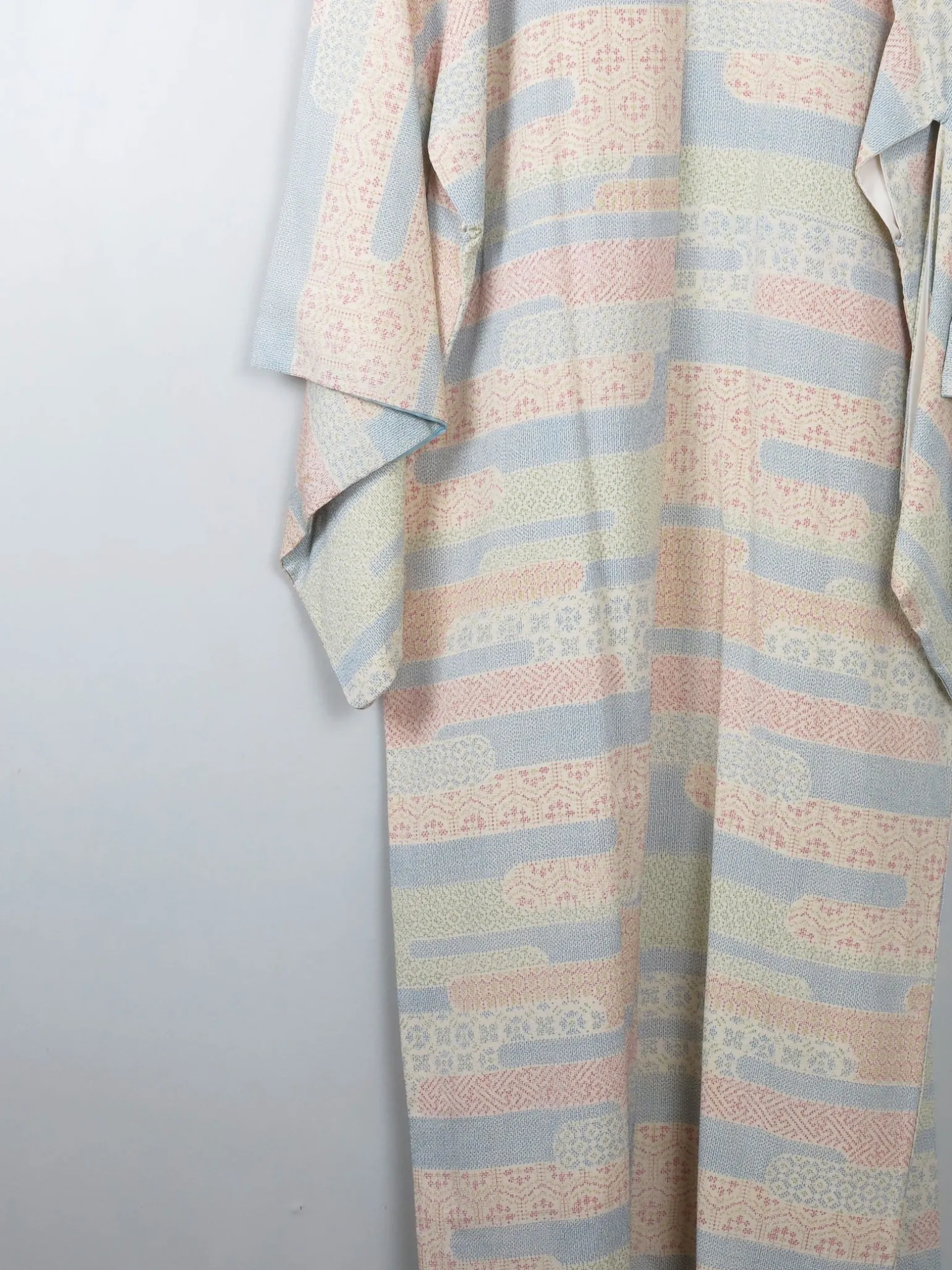 Vintage Silk Colourful Kimono S/M