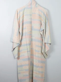 Vintage Silk Colourful Kimono S/M
