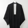 Vintage Silk Kimono Black S/M