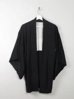 Vintage Silk Kimono Black S/M