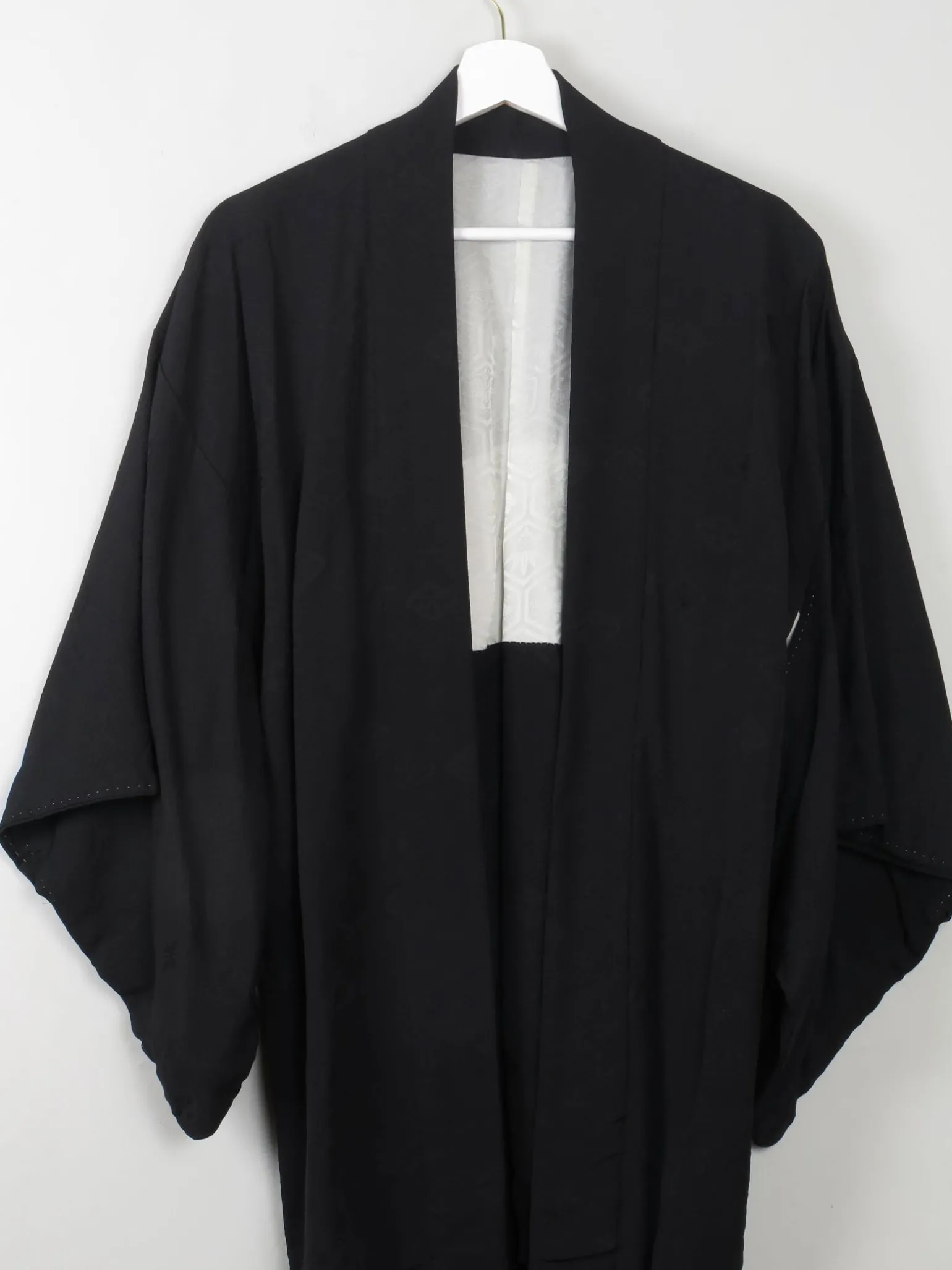 Vintage Silk Kimono Black S/M