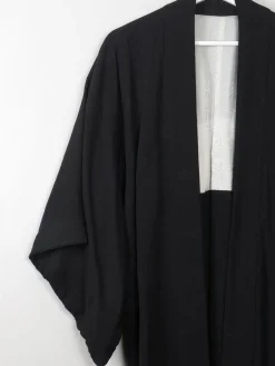 Vintage Silk Kimono Black S/M