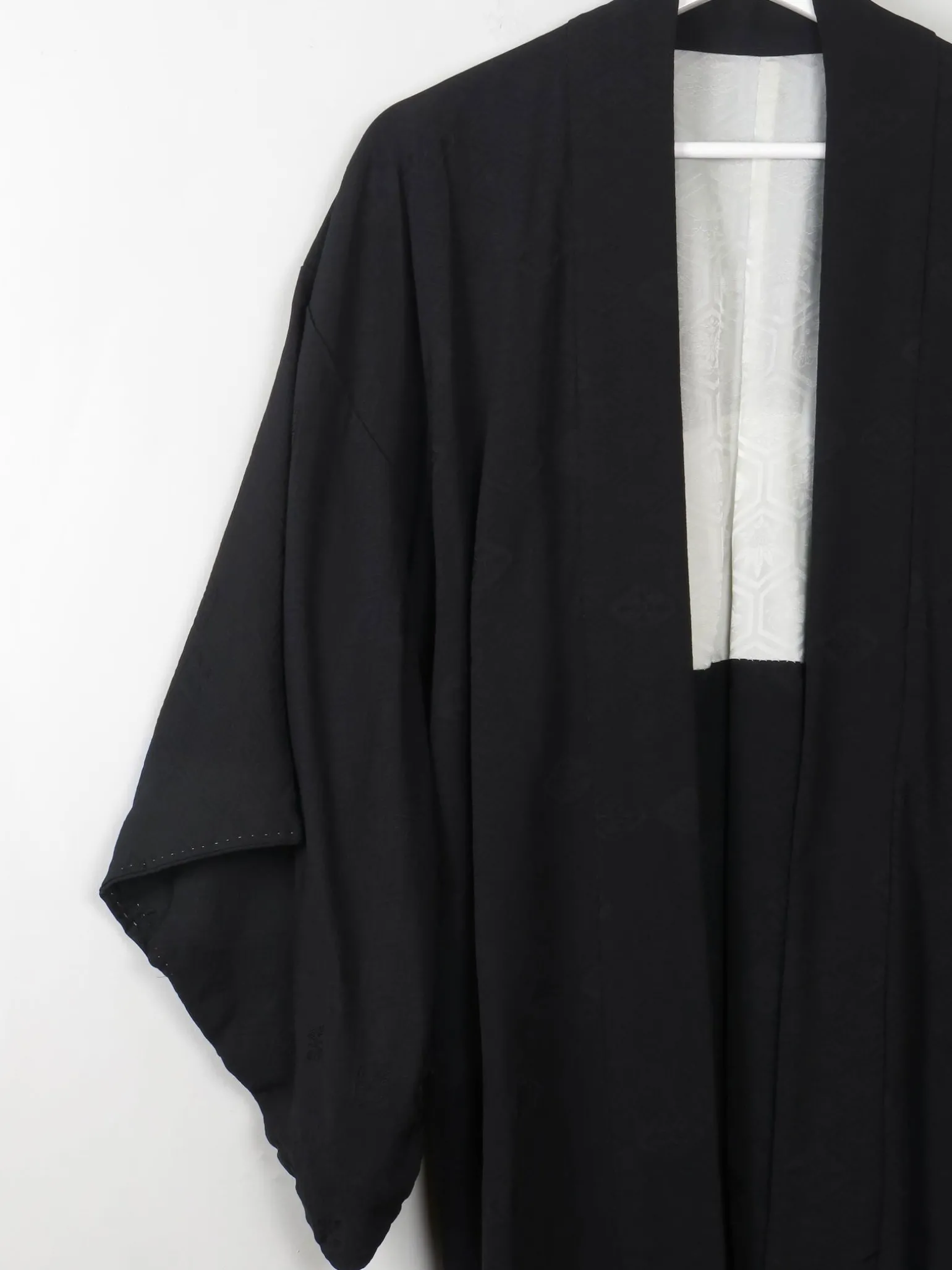 Vintage Silk Kimono Black S/M