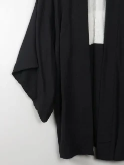 Vintage Silk Kimono Black S/M