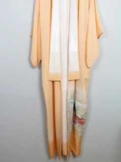 Vintage Silk Kimono Peach S/M