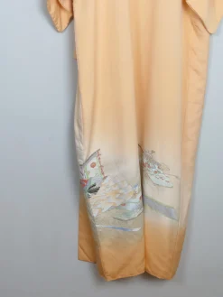 Vintage Silk Kimono Peach S/M