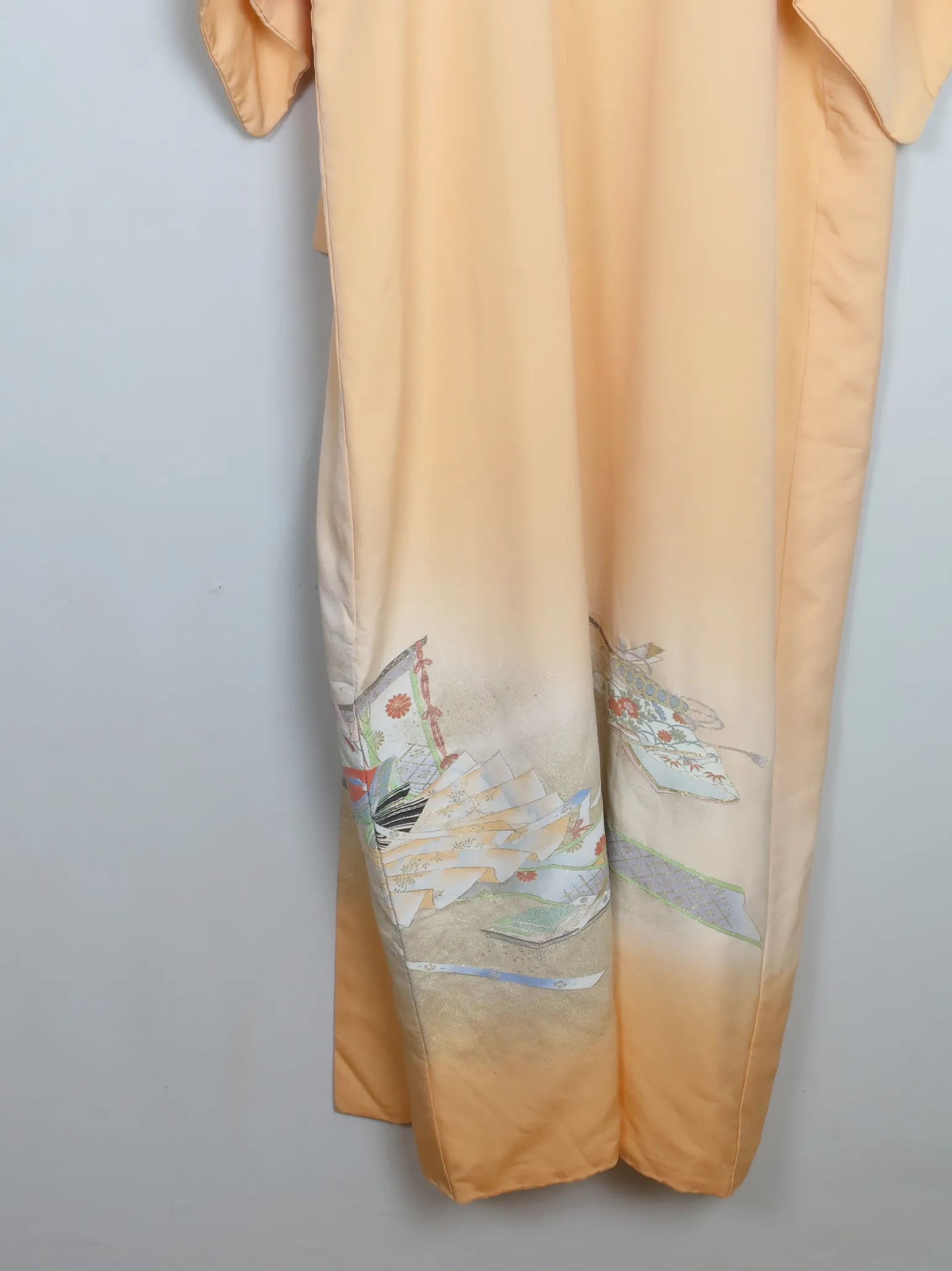 Vintage Silk Kimono Peach S/M