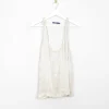 Vintage Silver Beaded Polo Ralph Lauren Razor Back Top M
