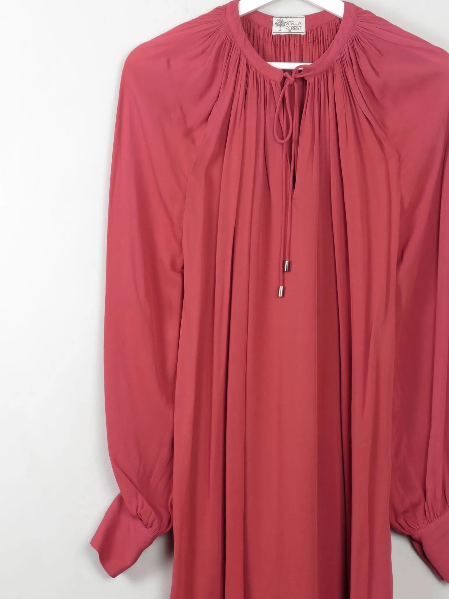 Vintage Stella Forest Coral Dress 38/M