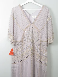 Vintage Style Beaded 1920s Inspired Dress New 18 XL