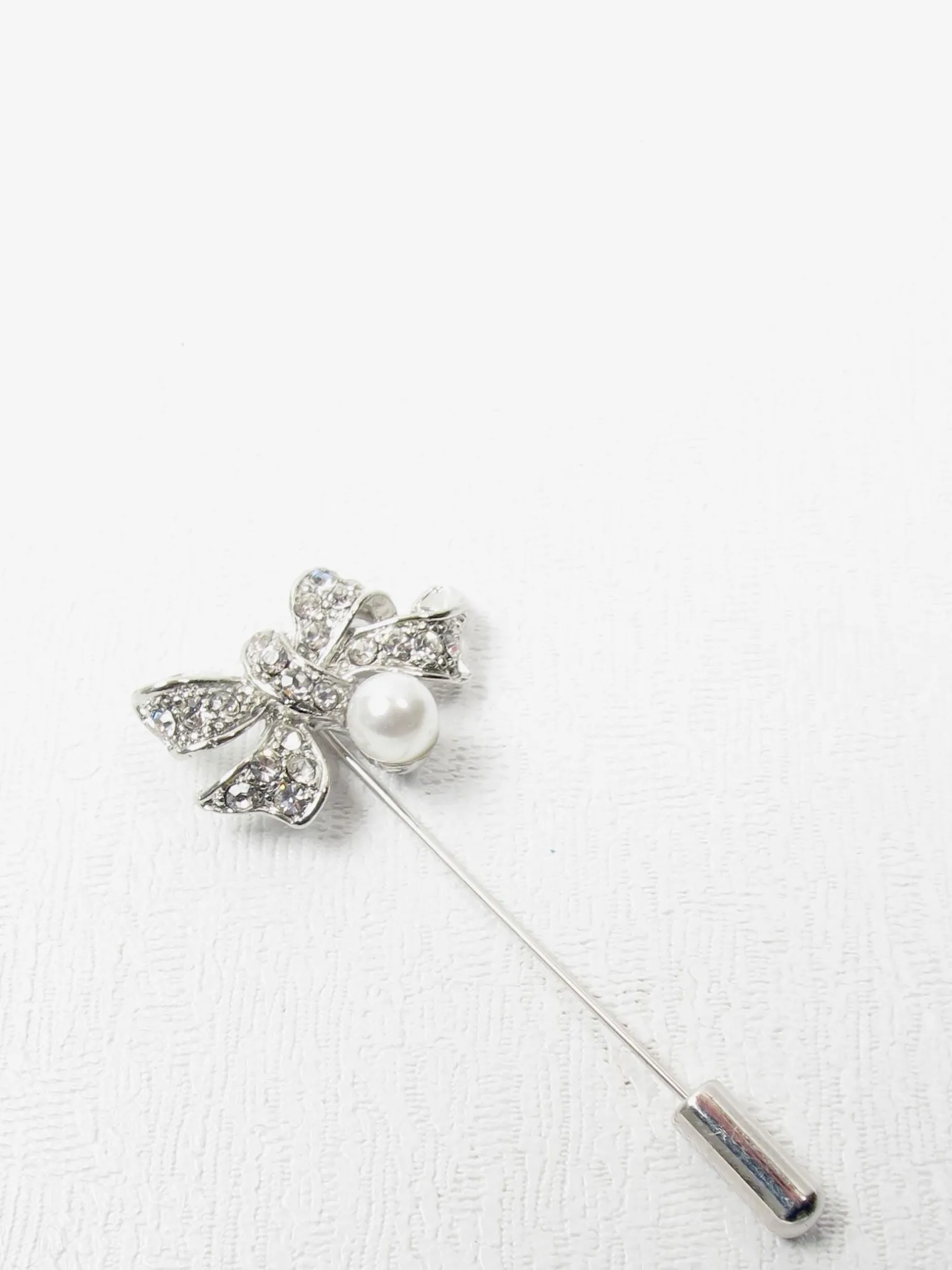 Vintage Style Diamanté Scarf Pin