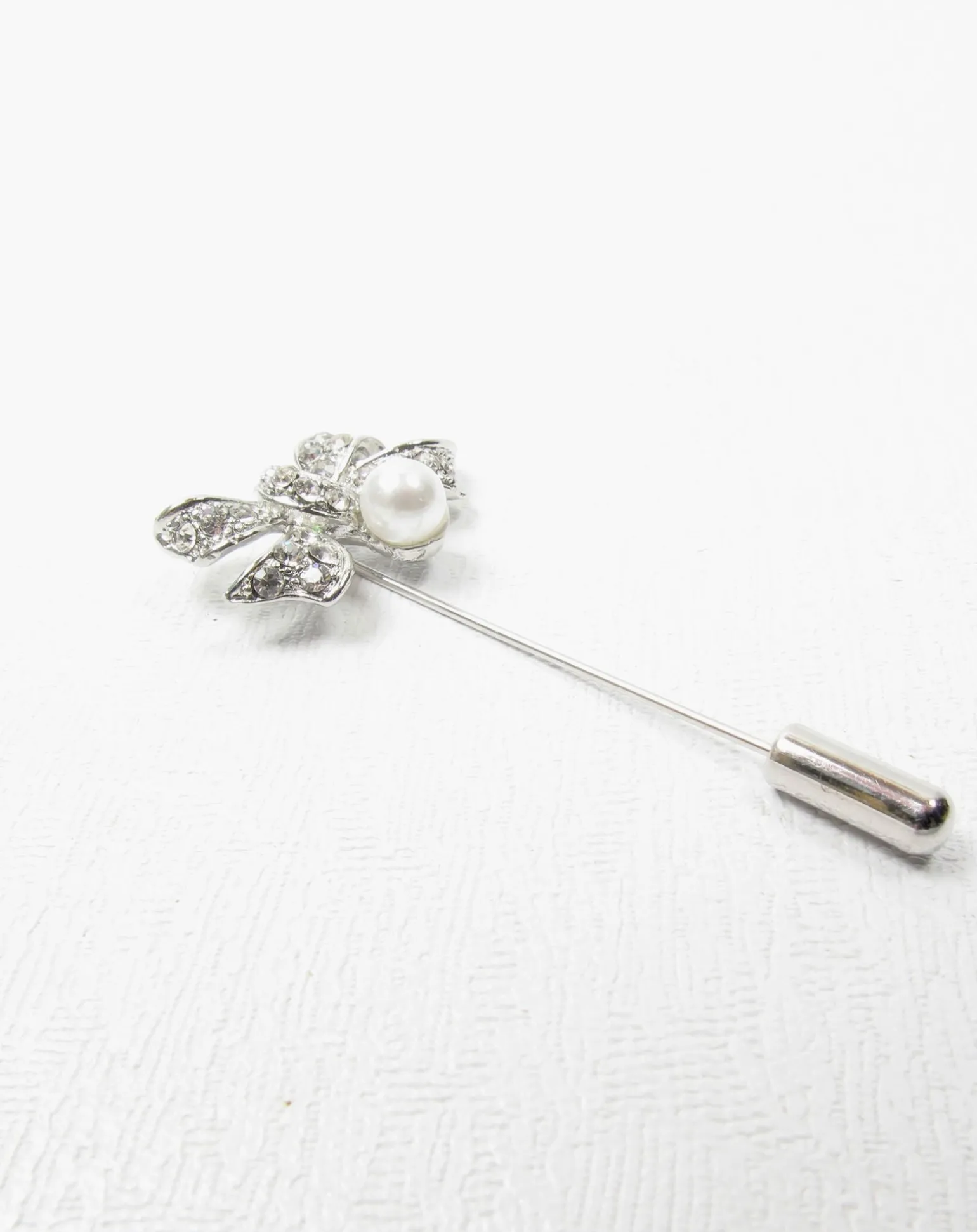 Vintage Style Diamanté Scarf Pin