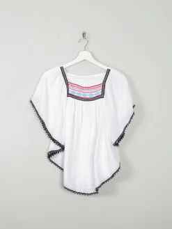 Vintage Style Embroidered Folk Top S