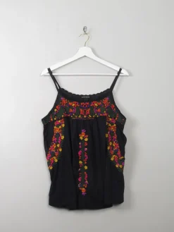 Vintage Style Embroidered Ethnic Style Top L