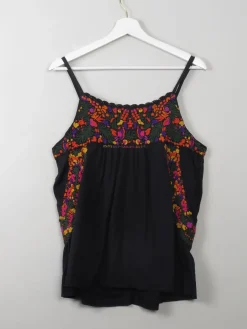 Vintage Style Embroidered Ethnic Style Top L