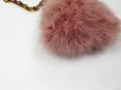 Vintage Style Feather Evening Bag By Top Shop