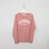 Vintage Style Pink Sweatshirt With Logo L