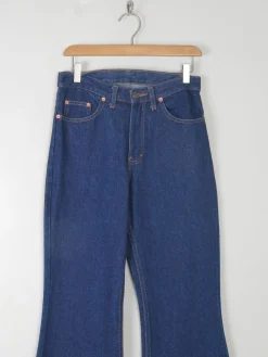 Vintage Style 90s Flared Bell Bottoms Pop Jeans 28"W /33 L