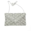 Vintage Style Silver Beaded Bag