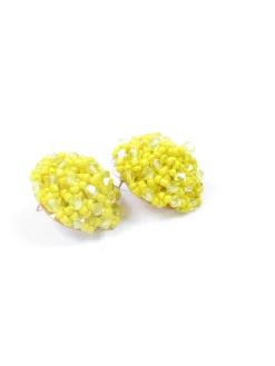 Vintage Style Yellow Earrings