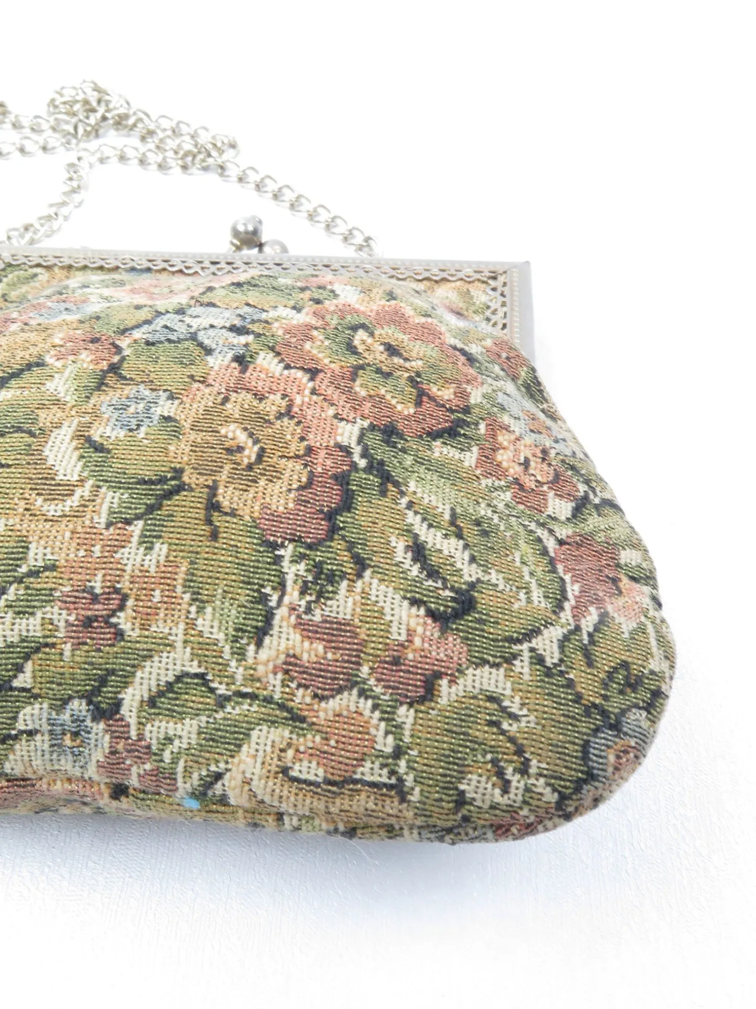 Vintage Tapestry Evening Bag