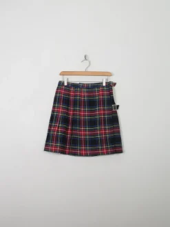 Vintage Tartan Mini Skirt S