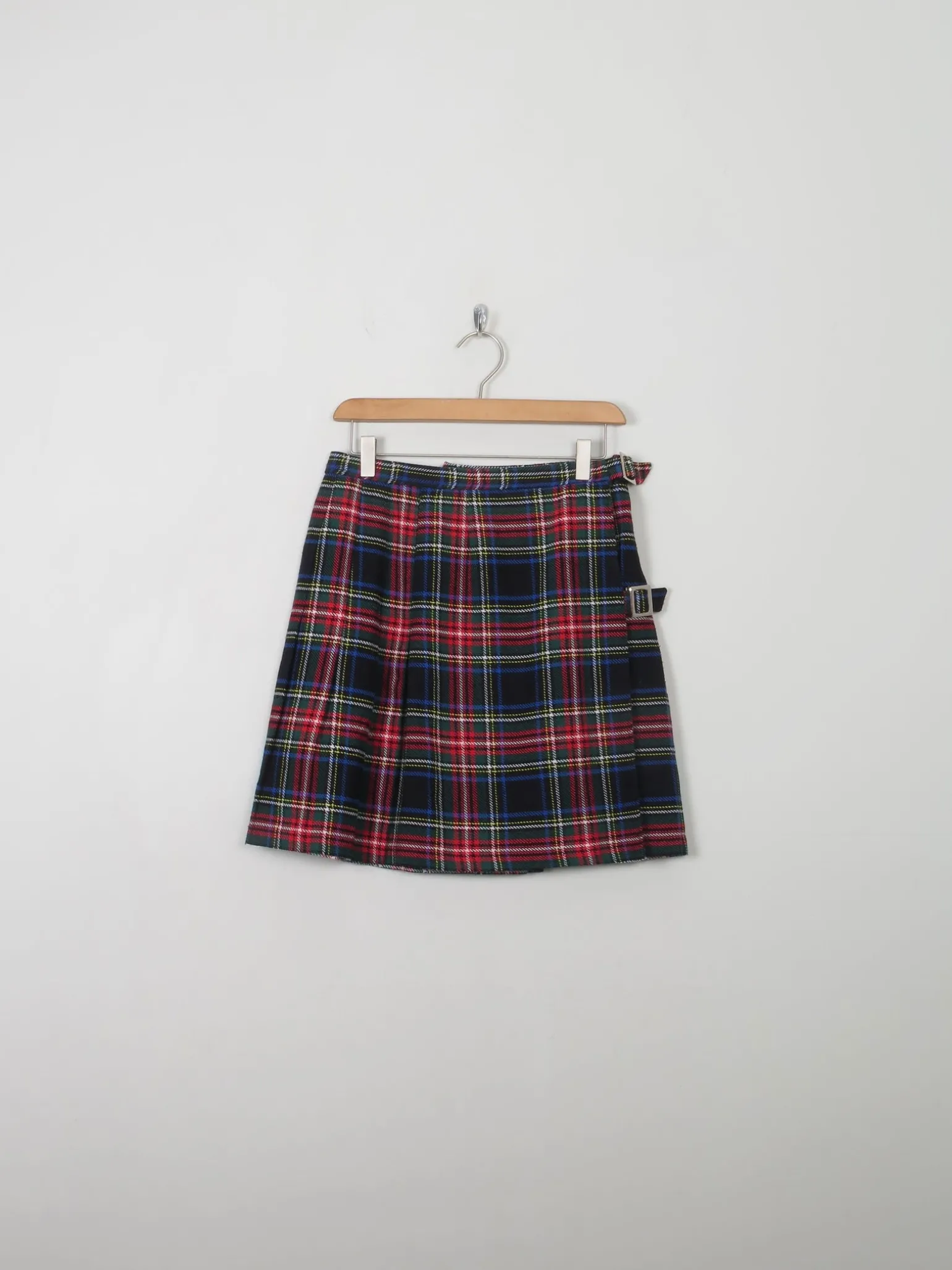 Vintage Tartan Mini Skirt S