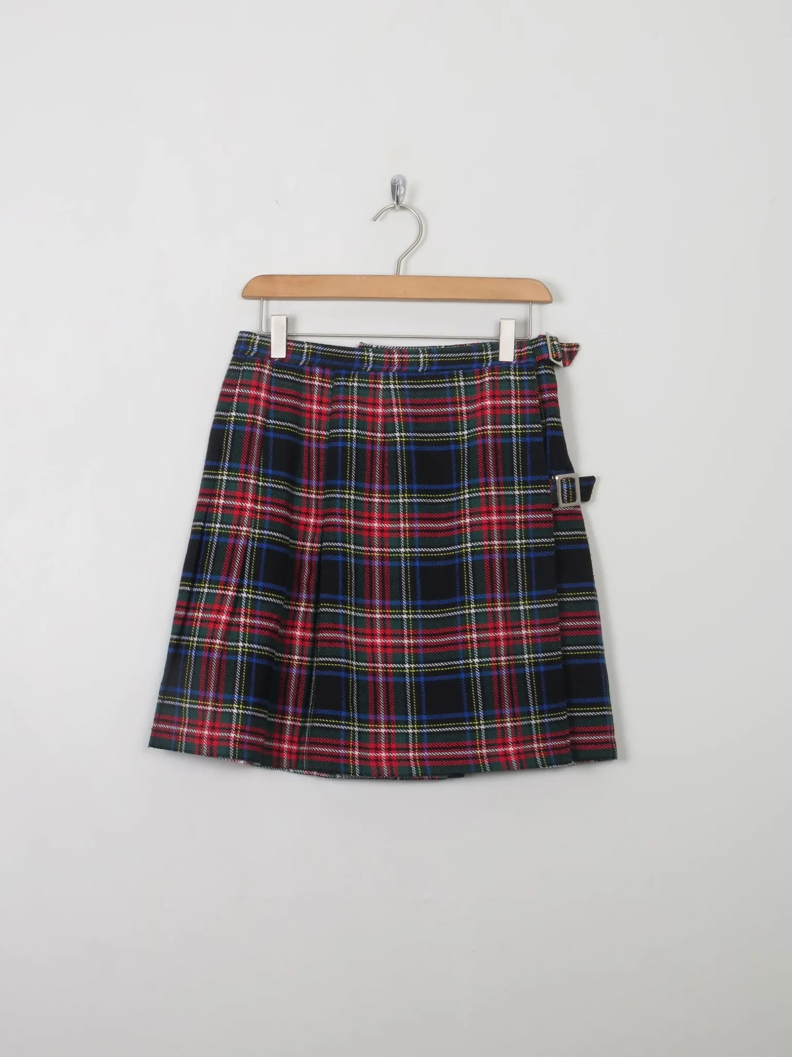 Vintage Tartan Mini Skirt S