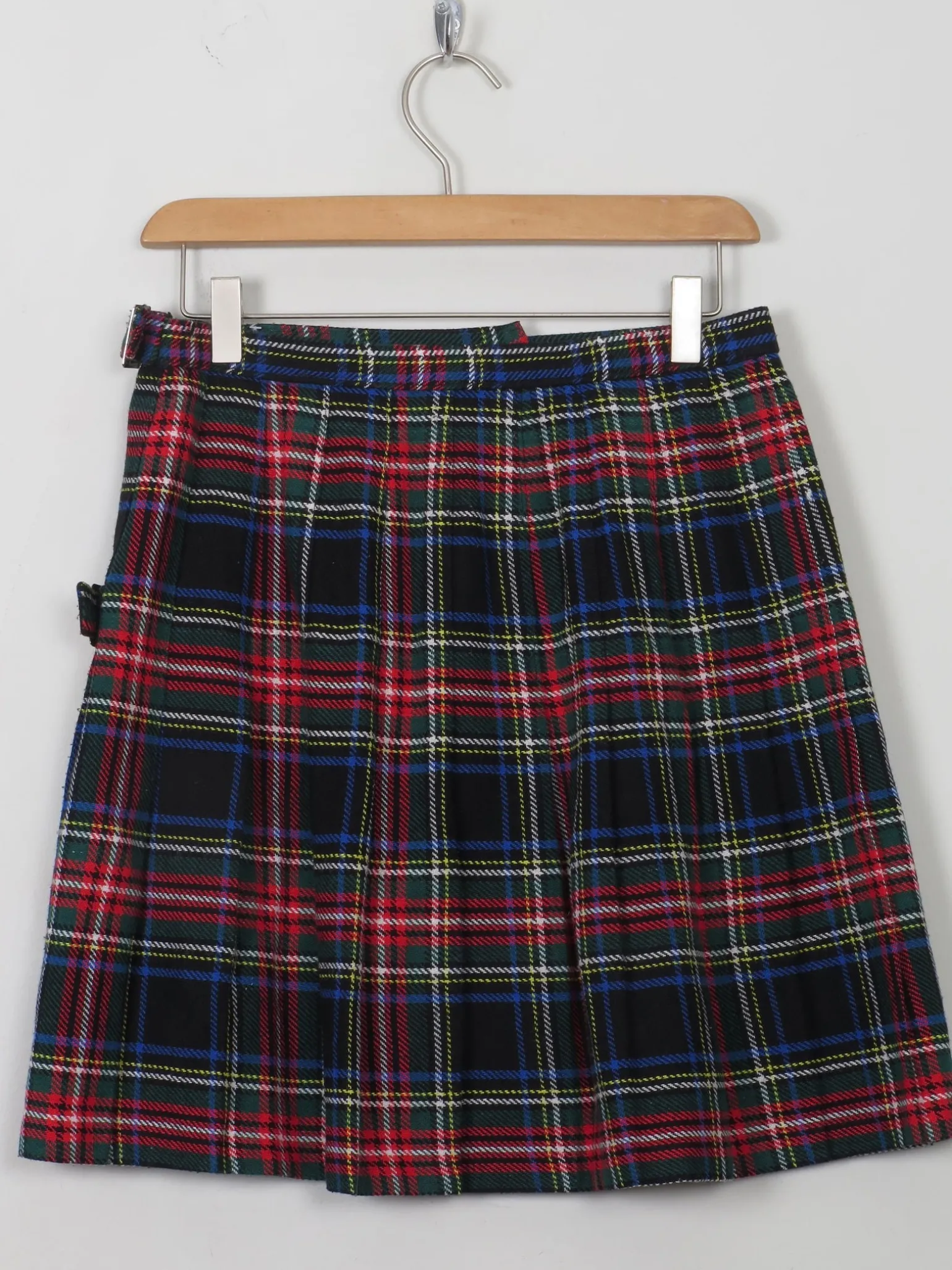 Vintage Tartan Mini Skirt S