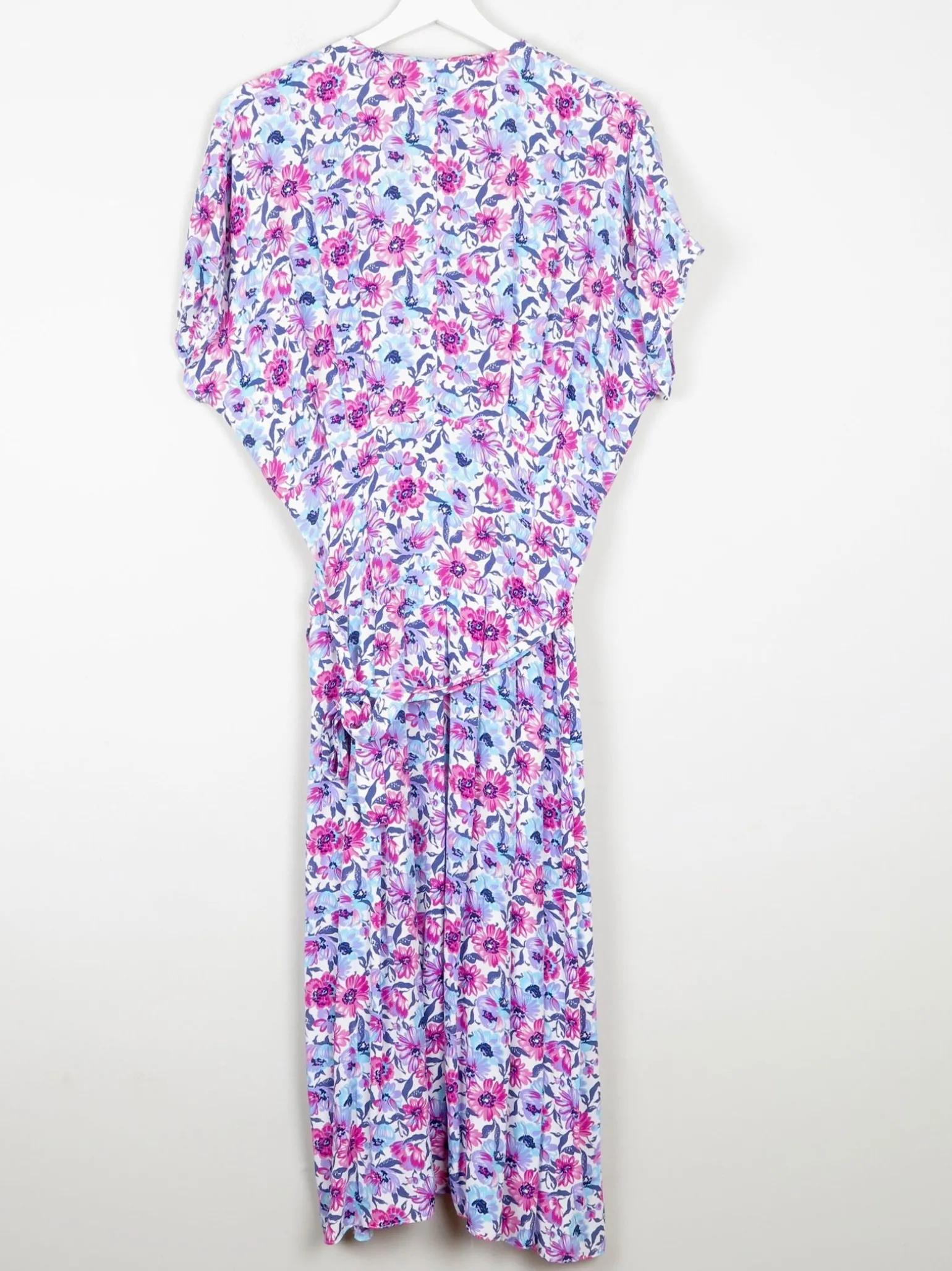 Vintage Tea Dress Pink Floral S 8/10
