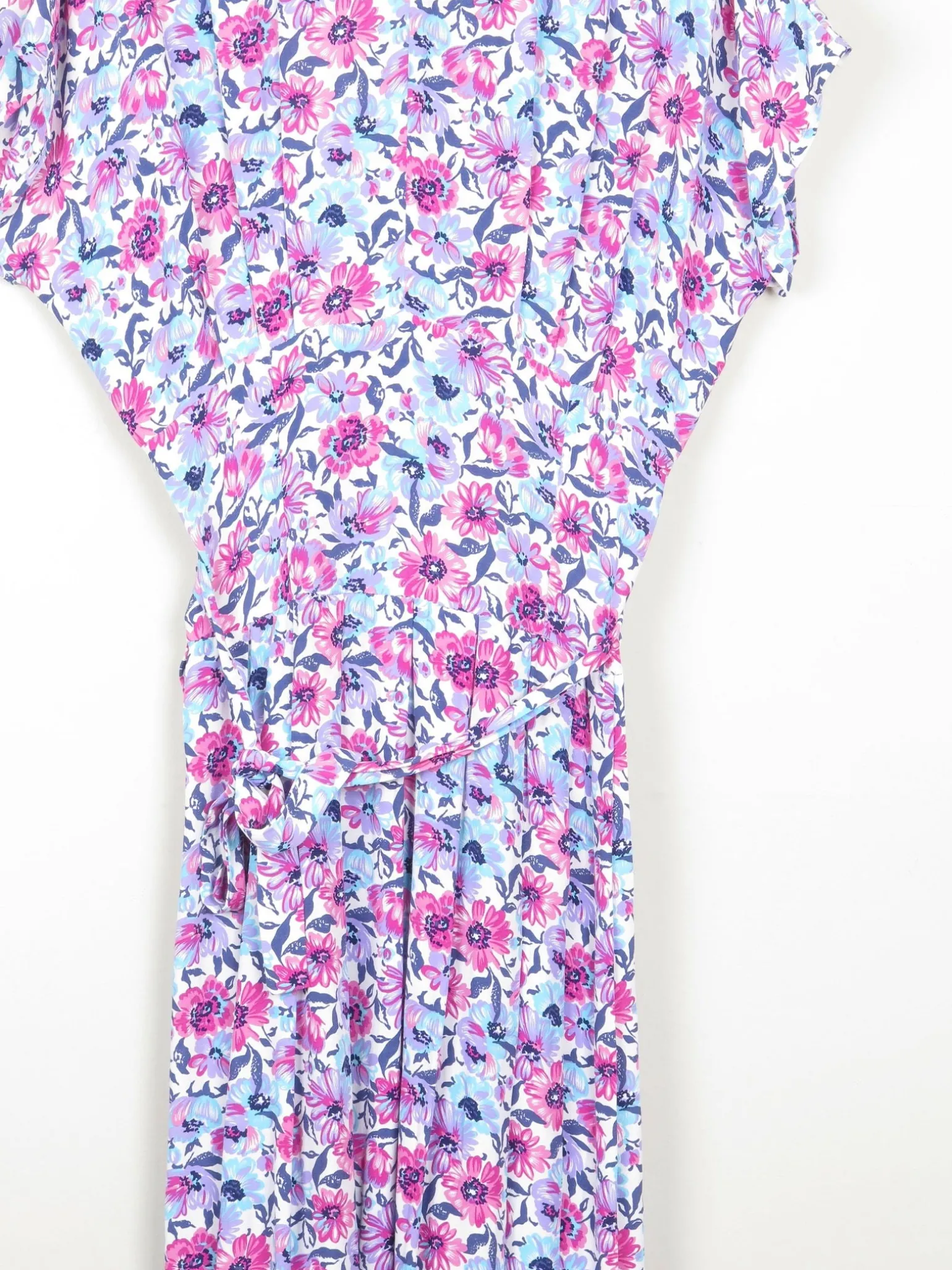 Vintage Tea Dress Pink Floral S 8/10