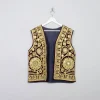 Vintage Velvet Indian Mirrored Waistcoat M