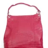 Vintage Wine Leather Hobo Shopper Shoulder Bag