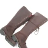 Vintage Women’s Brown Suede  Lace Up Boots 38/5