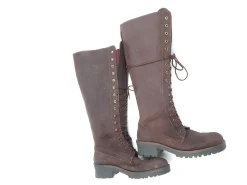 Vintage Women’s Brown Suede  Lace Up Boots 38/5