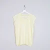 Vintage Yellow Tunic Style Blouse With Embroidery 10-14