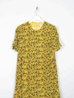 Whistles Mustard Floral Dress 12