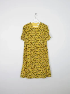Whistles Mustard Floral Dress 12