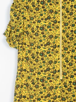 Whistles Mustard Floral Dress 12