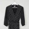 Whistles Polka Dot Wrap Over Blouse 8/XS