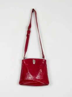Wine Vintage Italian Leather Bag