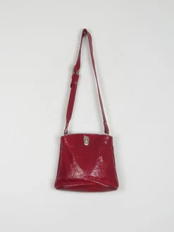 Wine Vintage Italian Leather Bag