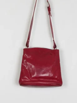 Wine Vintage Italian Leather Bag
